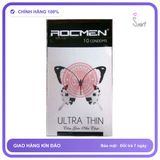 Bao Cao Su Rocmen Ultra Thin Siêu Mỏng 0.03mm, Hộp 10 Cái chính hãng - ôm sát cảm giác thật, chất liệu latex an toàn, hàng nhập khẩu - giao hàng che tên kín đáo
