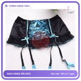Kẹp Vớ Đen Viền Xanh chính hãng - chất vải mềm mát, đường may tỉ mỉ, tôn dáng quyến rũ - giao hàng che tên kín đáo
