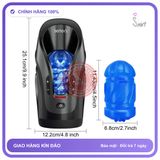 Máy Leten Cannon King Mini Công Nghệ Piston 600 Nhịp/Phút chính hãng - 10 chế độ rung, silicone mềm mại, chất liệu an toàn cho da - giao hàng che tên kín đáo