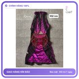 Váy Ngủ Nhung Tím Quyến Rũ chính hãng - chất vải mềm mát, đường may tỉ mỉ, tôn dáng quyến rũ - giao hàng che tên kín đáo