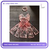 Váy Cosplay Sườn Xám Thêu Cành Hoa Đồ Ngủ Quyến Rũ chính hãng - chất vải mềm mát, đường may tỉ mỉ, tôn dáng quyến rũ - giao hàng che tên kín đáo