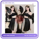 Váy Cosplay Cổ Trang Đen Quyến Rũ chính hãng - chất vải mềm mát, đường may tỉ mỉ, tôn dáng quyến rũ - giao hàng che tên kín đáo