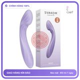 Máy Rung 2 Đầu Svakom Margot Sưởi Ấm Kích Spot Điều Khiển App chính hãng - điều khiển từ xa, có sưởi ấm, chống nước - giao hàng che tên kín đáo