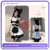 Váy Cosplay Nàng Hầu Đồ Ngủ Quyến Rũ chính hãng - set đầy đủ phụ kiện, chất vải mềm mát, đường may tỉ mỉ - giao hàng che tên kín đáo
