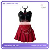 Váy Cosplay Thư Ký Đỏ Đen Đồ Ngủ Quyến Rũ chính hãng - co giãn thoải mái, chất vải mềm mát, đường may tỉ mỉ - giao hàng che tên kín đáo