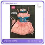 Váy Ngủ Cosplay Mèo Xanh Hồng Kèm Cài Tóc Dễ Thương chính hãng - set đầy đủ phụ kiện, chất vải mềm mát, đường may tỉ mỉ - giao hàng che tên kín đáo