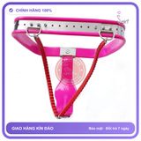 Đai Trinh Tiết Nữ Thép Không Gỉ Viền Silicone chính hãng - 7 nấc rung, silicone y tế, chất liệu an toàn cho da - giao hàng che tên kín đáo