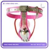Đai Trinh Tiết Nữ Thép Không Gỉ Viền Silicone chính hãng - 7 nấc rung, silicone y tế, chất liệu an toàn cho da - giao hàng che tên kín đáo