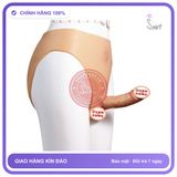 Dương Vật Giả Jiuai Silicon Liền Quần Rỗng Ruột chính hãng - kích thước 142mmx35mm, silicone mềm mại, chất liệu an toàn cho da - giao hàng che tên kín đáo