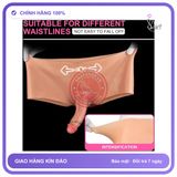 Quần Silicon Dương Vật Giả 15cm Dành Cho Les chính hãng - sạc USB, chống nước, silicone y tế - giao hàng che tên kín đáo