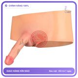 Dương Vật Giả Liền Quần Cho Les Dài 16,5cm chính hãng - sạc USB, chống nước, silicone y tế - giao hàng che tên kín đáo