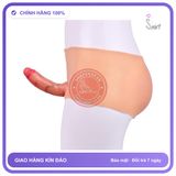 Dương Vật Giả Liền Quần 13cm Nâng Mông Dành Cho Les chính hãng - sạc USB, chống nước, silicone y tế - giao hàng che tên kín đáo
