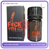 Popper Fuck YoLo 40ml Dành Cho Top Bot chính hãng - chai 50ml, hương dịu không nồng, hàng chuẩn nhập khẩu - giao hàng che tên kín đáo