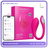 Trứng Rung Lovense Lush Mini chính hãng - sạc từ tính, điều khiển từ xa, chống nước - giao hàng che tên kín đáo
