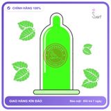 Bao Cao Su Ok Bạc Hà Mát Lạnh Hộp Lớn 144 Cái chính hãng - có gai nổi, có hương thơm, ôm sát cảm giác thật - giao hàng che tên kín đáo