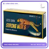 Bao Cao Su Kéo Dài Thời Gian Strong Men chính hãng - siêu mỏng, có gai nổi, hộp 12 cái - giao hàng che tên kín đáo