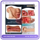 Âm Đạo Giả SIlicon Hai Đầu Mini Đa Năng Cho Nam chính hãng - rung êm không tiếng động, chống nước, silicone mềm mại - giao hàng che tên kín đáo
