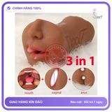 Âm Đạo Giả SIlicon Hai Đầu Mini Đa Năng Cho Nam chính hãng - rung êm không tiếng động, chống nước, silicone mềm mại - giao hàng che tên kín đáo
