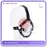 Đai Đeo Đầu Kèm Khóa Miệng Dụng Cụ Bạo chính hãng - chất liệu an toàn cho da, dễ vệ sinh, êm ái khi dùng - giao hàng che tên kín đáo