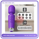 Chày Rung Massage 10 Chế Độ Nhỏ Gon Size Du Lịch chính hãng - 10 chế độ rung, sạc usb, rung êm không tiếng động - giao hàng che tên kín đáo