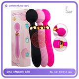 Chày Rung Hai Đầu 18 Chế Độ Cho Nữ chính hãng - 18 chế độ rung, sạc usb, silicone mềm mại - giao hàng che tên kín đáo
