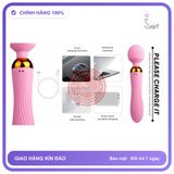 Chày Rung Hai Đầu 18 Chế Độ Cho Nữ chính hãng - 18 chế độ rung, sạc usb, silicone mềm mại - giao hàng che tên kín đáo