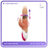 Dương Vật Giả Rung Ngoáy Siêu Mạnh Indulge chính hãng - 3 tốc độ rung, sạc USB, silicone mềm mại - giao hàng che tên kín đáo