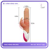 Dương Vật Giả Rung Ngoáy Siêu Mạnh Indulge chính hãng - 3 tốc độ rung, sạc USB, silicone mềm mại - giao hàng che tên kín đáo