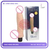 Dương Vật Giả Real Feel 18 Silicon Cao Cấp Kèm Rung chính hãng - silicone mềm mại, chất liệu an toàn cho da, dễ vệ sinh - giao hàng che tên kín đáo
