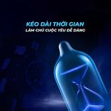 Bao cao su Shell Invisible - Siêu mỏng, chống tuột, hương vani - Hộp 10 cái
