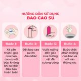 Bao cao su Shell Invisible - Siêu mỏng, chống tuột, hương vani - Hộp 10 cái