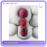 Máy Rung Massage Elizabeth Đầu 61mm, Màn Hình LCD Rung Siêu Mạnh chính hãng - 8 chế độ rung, sạc từ tính, silicone y tế - giao hàng che hàng có sẵn