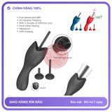 Que Rung Nong Niệu Đạo 2in1 Với 10 Chế chính hãng - 10 chế độ rung, sạc usb, chống nước - giao hàng che tên kín hàng có sẵn