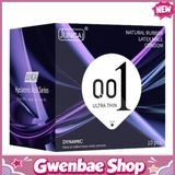 Bao cao su cấp gân 3D gợn sóng Juncai Dynamic 001 - Hộp 10 cái