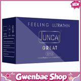 Bao cao su cấp hương dâu khử mùi Juncai Great - Hộp 10 cái
