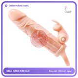 Bao Cao Su Đôn Dên Pretty Love 2 Đầu Rung Tai Thỏ chính hãng - có hương thơm, ôm sát cảm giác thật, chất liệu latex an toàn - giao hàng hàng có sẵn