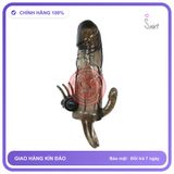 Bao Cao Su Đôn Dên Rung 2 Đầu Có chính hãng - ôm sát cảm giác thật, chất liệu latex an toàn, hàng nhập khẩu - giao hàng che tên kín hàng có sẵn