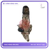 Bao Cao Su Đôn Dên Rung 2 Đầu Có chính hãng - ôm sát cảm giác thật, chất liệu latex an toàn, hàng nhập khẩu - giao hàng che tên kín hàng có sẵn