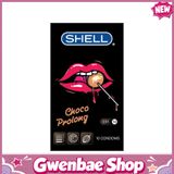 Bao cao su siêu mỏng, kéo dài thời gian, hương chocolate Shell Choco