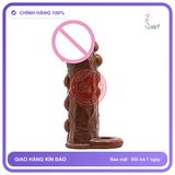 Bao Cao Su Đôn Dên Bi Brave Man Có Quai Đeo chính hãng - có gai nổi, hộp 1 cái, hỗ trợ kéo dài - giao hàng che tên kín đáo