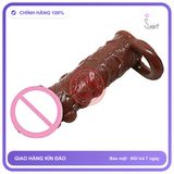 Bao Cao Su Đôn Dên Bi Brave Man Có Quai Đeo chính hãng - có gai nổi, hộp 1 cái, hỗ trợ kéo dài - giao hàng che tên kín đáo