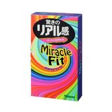 Bao cao su ôm sát size 49mm Nhật Bản Sagami Miracle Fit - Hộp 10 cái