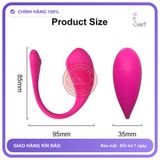Trứng Rung Tình Yêu Jumping Điều Khiển Qua App Bluetooth chính hãng - 9 tốc độ rung, điều khiển từ xa, chống nước - giao hàng che tên kín đáo
