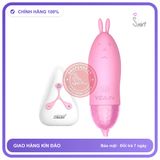 Trứng Rung Siêu Kích Thích Yeain Tai Thỏ Với chính hãng - 10 chế độ rung, sạc USB, silicone cao cấp - giao hàng che tên kín đáo