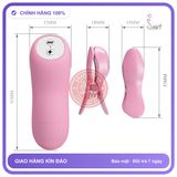 Kẹp Rung Núm Vú Sốc Điện Romantic Wave chính hãng - 7 chế độ rung, sạc USB, chống nước - giao hàng che tên kín đáo