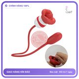 Trứng Rung Tình Yêu Lưỡi Liếm Siêu Mềm Pretty Love Aliyah chính hãng - 5 chế độ rung, sạc USB, silicone cao cấp - giao hàng che tên kín đáo