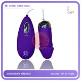 Trứng Rung Tình Yêu Nhiều Chế Độ Rung chính hãng - sạc USB, điều khiển từ xa, silicone mềm mại - giao hàng che tên kín đáo