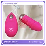 Trứng Rung Tình Yêu Nhiều Chế Độ Rung chính hãng - sạc USB, điều khiển từ xa, silicone mềm mại - giao hàng che tên kín đáo