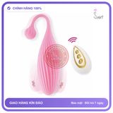 Trứng Rung Tình Yêu Nòng Nọc Rung Mạnh Mẽ Có Điều Khiền chính hãng - sạc USB, điều khiển từ xa, silicone cao cấp - giao hàng che tên kín đáo