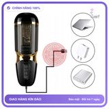 Máy rung nhấp chuyển động đẩy tới và lui Cho Nam 10 Chế Độ Xoay Thụt chính hãng - 10 chế độ rung, sạc USB, rung nhấp chuyển động đẩy tới và lui tự động - giao hàng che tên kín đáo